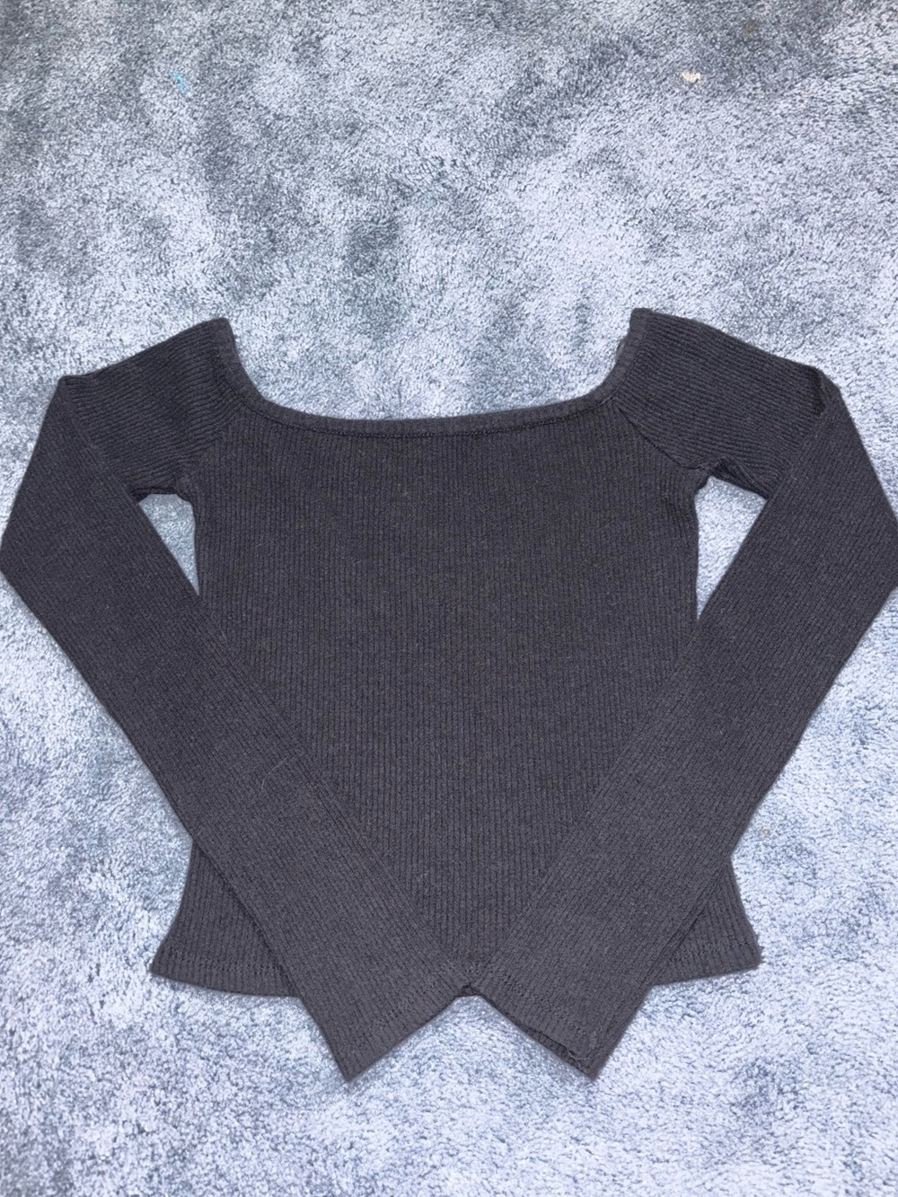 Zara Long Sleeve Black Top